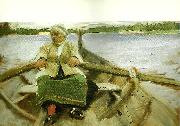 Anders Zorn kyrkfard oil painting reproduction